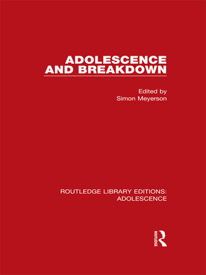 cover image of Adolescence and Breakdown